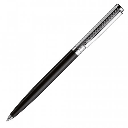 Otto Hutt Design 01 Guilloche Barleycorn Black - Ballpoint