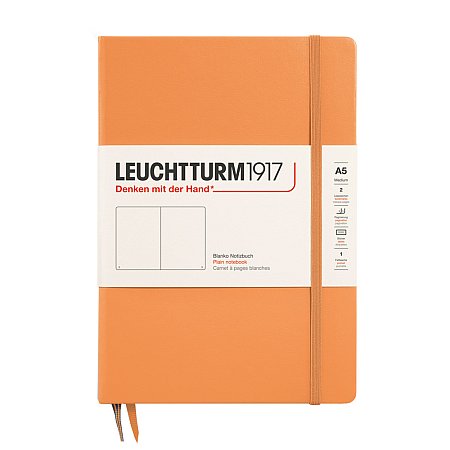 Leuchtturm1917 Notebook A5 Hardcover Blank - Apricot