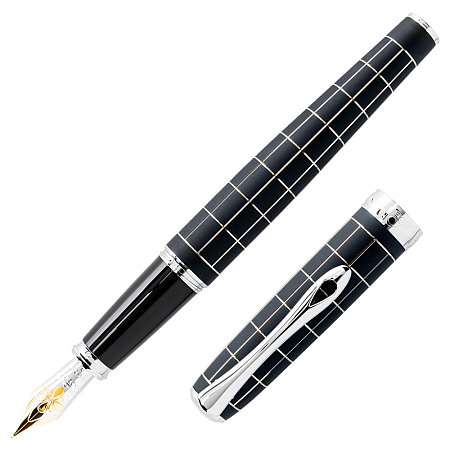 Diplomat Excellence A+ Rhomb Black 14K Gold Nib - Fountain [B]