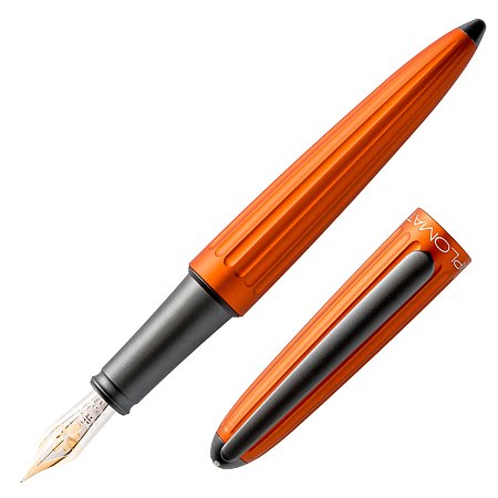 Diplomat Aero Orange 14K Gold Nib - Fountain [M]