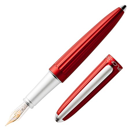 Diplomat Aero Red 14K Gold Nib - Fountain [EF]