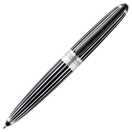 Diplomat Aero Stripes Black - Ballpoint