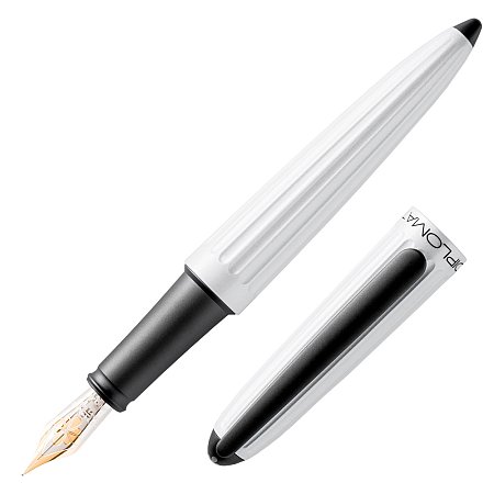 Diplomat Aero Pearl White 14K Gold Nib - Fountain [B]