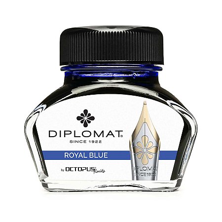 Diplomat Ink Bottle 30ml - Royal Blue