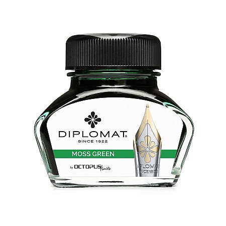 Diplomat Ink Bottle 30ml - Moss Green