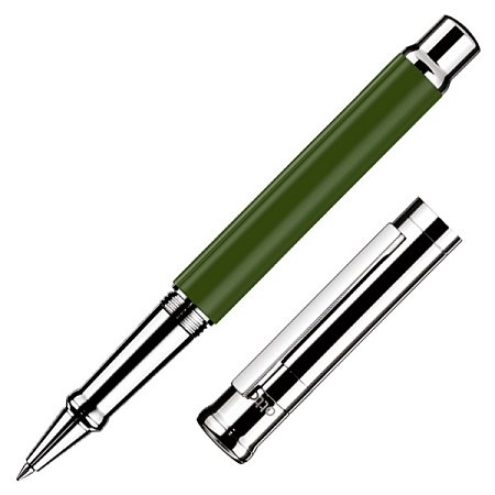 Otto Hutt Design 04 Shiny Lacquer Olive Green - Rollerball