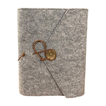 P.A.P Sweden Ulf Wool Notebook A5 - Grey