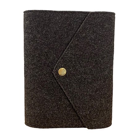 P.A.P Sweden Mia Wool Notebook A5 - Dark Grey