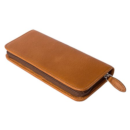 Pilot Leather Pencil Case for 3 Pens - Camel