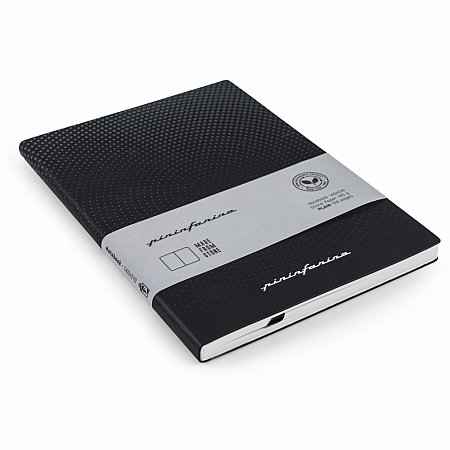 Pininfarina Notebook Stone Paper Soft Cover Plain - Black