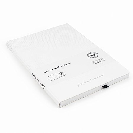 Pininfarina Notebook Stone Paper Soft Cover Ruled - White