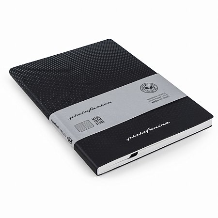 Pininfarina Notebook Stone Paper Soft Cover Ruled - Black