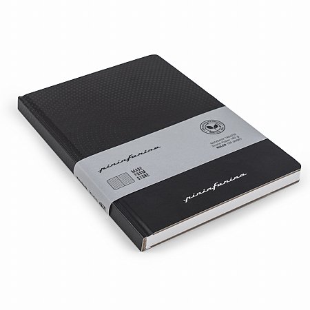 Pininfarina Notebook Stone Paper Hard Cover Ruled - Black