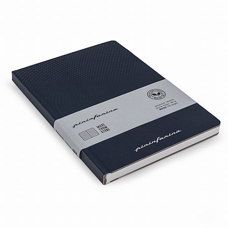 Pininfarina Notebook Stone Paper Hard Cover Ruled - Blue