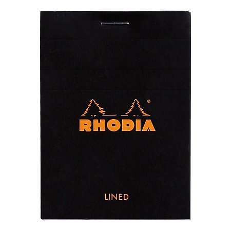 Rhodia Stapled Pad Black N°11 A7 (7,4x10,5cm) - Lined