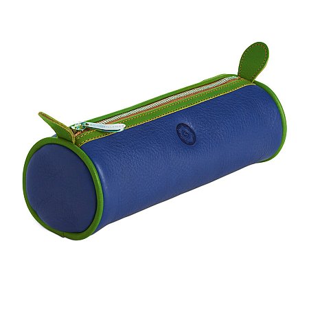 Sonnenleder Pencil Case Lotta - Blue/Light Green