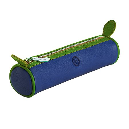 Sonnenleder Pencil Case Storm - Blue/Light Green